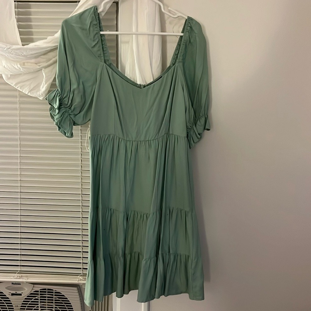 Green dress